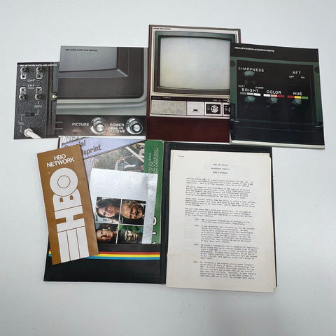 Vintage 1978 HBO Contracts & Affiliate Promo Kit Lot Time Life TV Ephemera