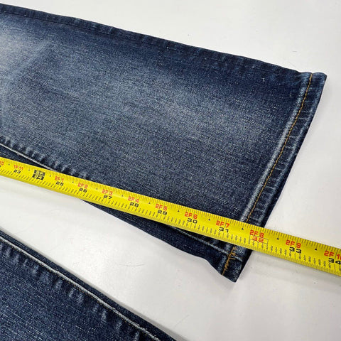 NWT Buffalo David Bitton Men's Slim Ash Stretch Jeans Blue Wash Size 34x34