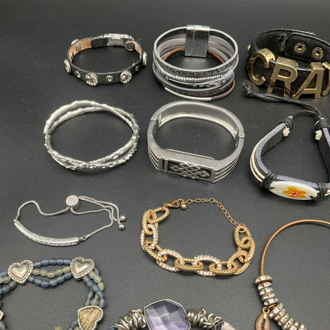 BCBGeneration Express Alex and Ani Fashion Jewelry Lot of 18 Wearable Bracelets