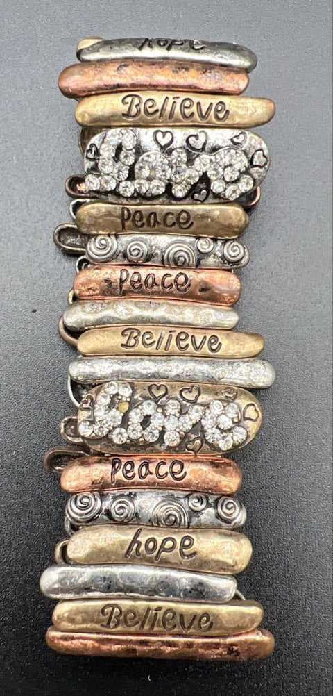 Vintage & Modern Beaded Fashion Stretch Bracelets Jewelry Lot of 30