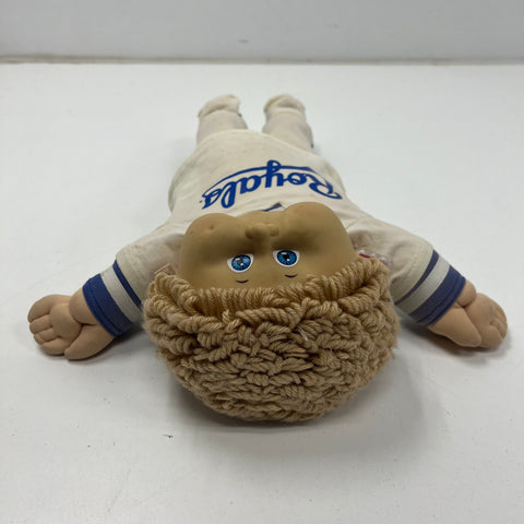 Vintage 80s Cabbage Patch Kids Coleco KC Royals MLB Baseball Doll 15"