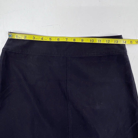 Patagonia Women's Black Maxi Skirt Front Slit Side Zip Style 58670 Size 2