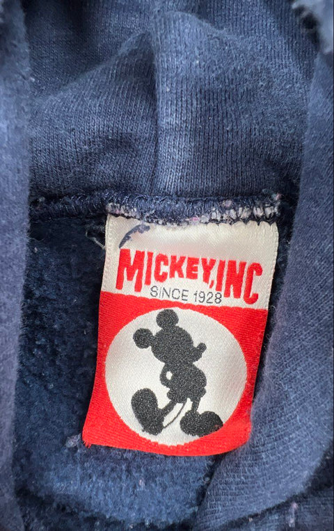 Vintage 90s Disney Mickey Inc Men's Navy Disneyland Mickey Mouse Hoodie Sz XXL