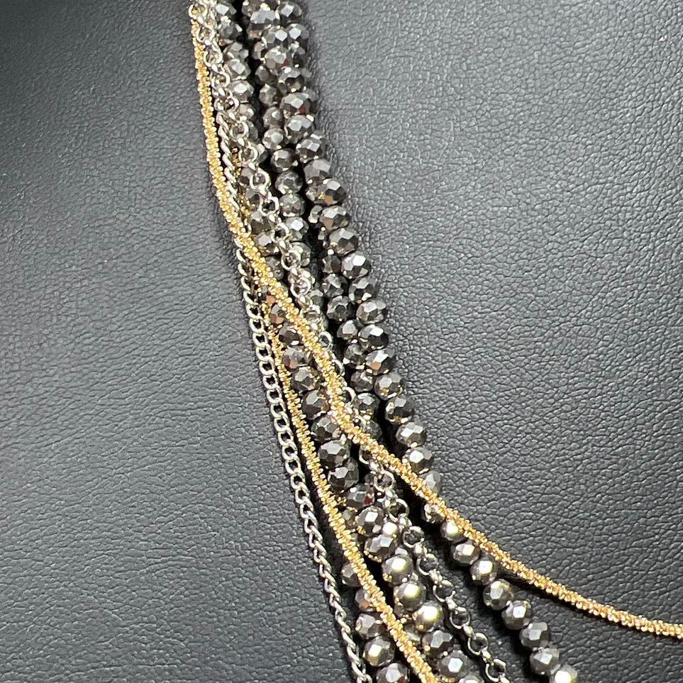 J Jill Multifaceted Beaded Necklace NWT