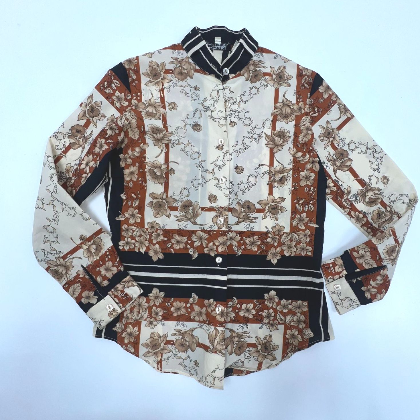 Lot of 3 Vintage Button Up Blouses Women's Small-Medium