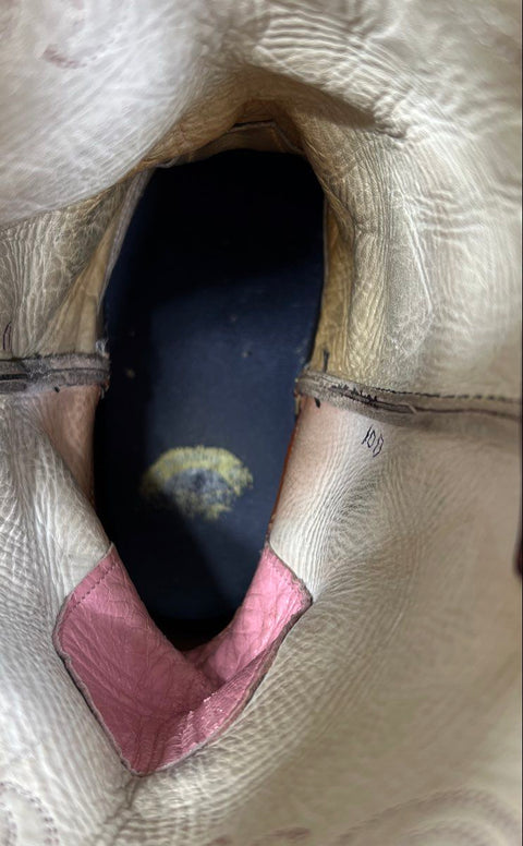 Olathe Two Tone Brown Leather Western Cowboy Boots Men's Size 10 D