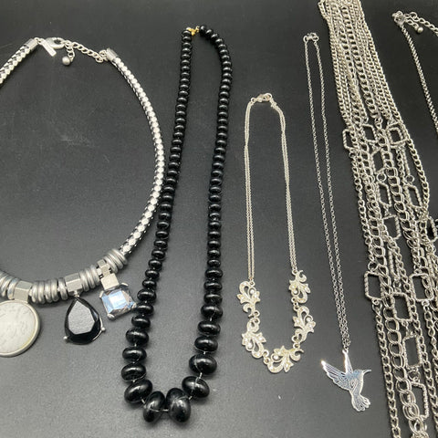 Chico's Lane Bryant Modern Fashion Statement Necklaces Jewelry Lot of 8