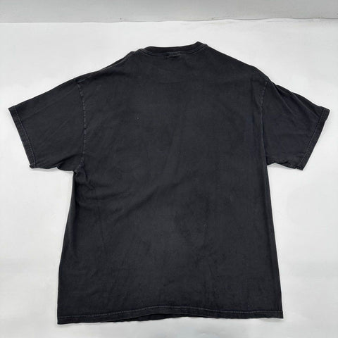 Vintage 90s Pottery Barn Logo Graphic T-Shirt Hanes Heavyweight Black XL