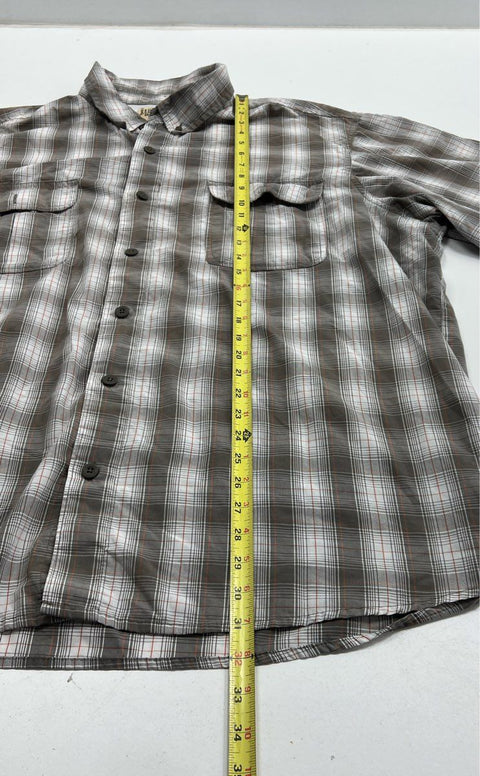 Red Head Brand Co. Gray, Red and White Plaid Casual Dress - Size 3TG