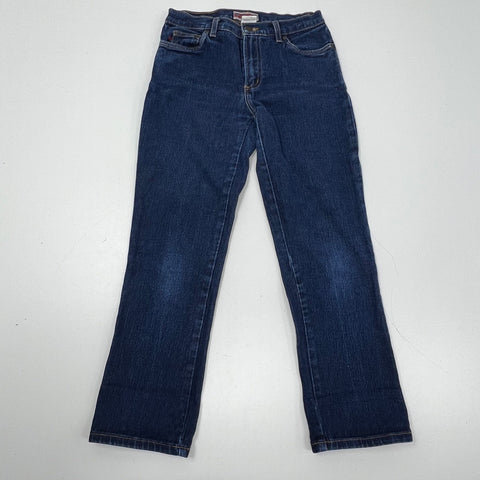 Vintage Y2K Cavaricci Blue High Waisted Straight Leg Denim Jeans Women's Size 7