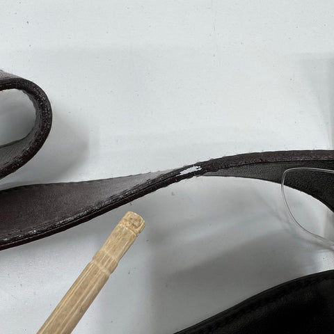 NWT Lauren Ralph Lauren Brown Leather Shoulder Bag Silver Hardware