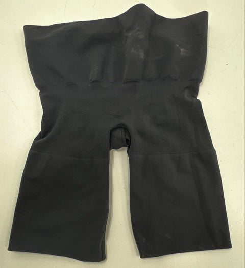 Skims Women's Shapewear Lot Black Tan Mid Thigh Shorts Thong Waist Cincher Sz M