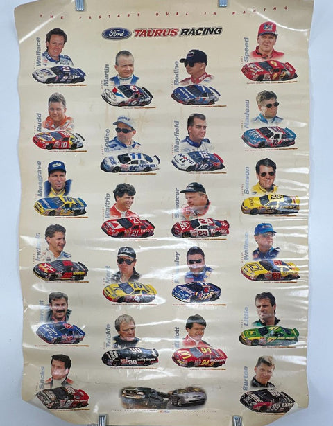 Vintage 90s-00s NASCAR Poster Lot 3 Dale Earnhardt Jr Ford Racing Benson