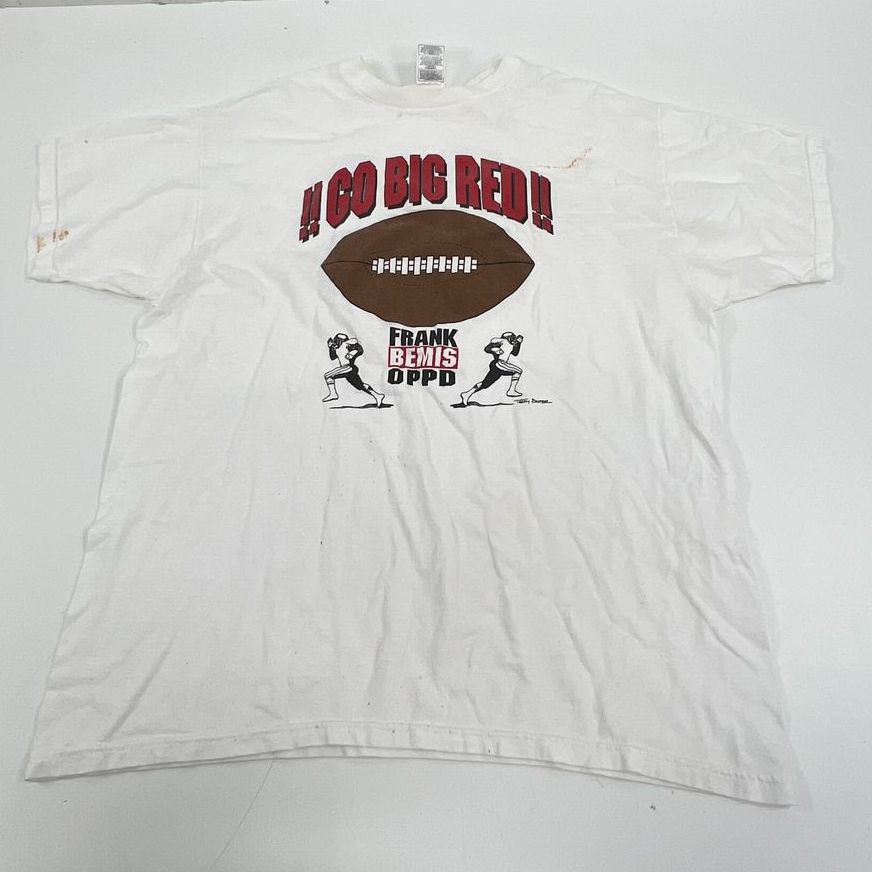 Vintage Y2K Nebraska Cornhuskers T Shirt Lot Go Big Red Football Sz XL