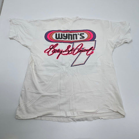 Vintage 90s Gary St. Amant Wynn's Racing T-Shirt Single Stitch Made USA Sz XXL