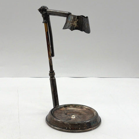 Walker Hall Acme Silver Plate Bottle Holder Adjustable Wine Stand Vintage