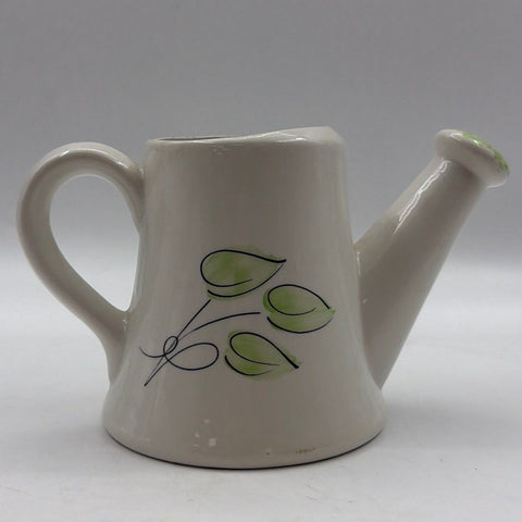 ICAP Italy Hand Painted Ceramic Watering Can Floral Italian Majolica Vintage