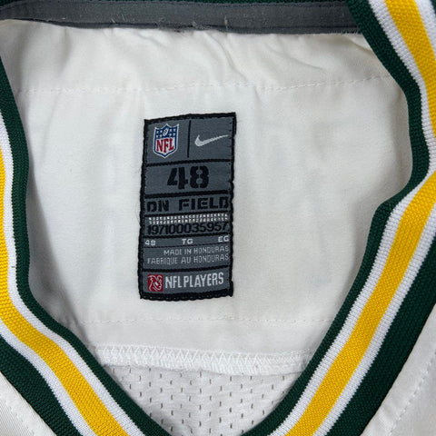 Nike Men's Vintage Green Bay Packers Brett Favre #4 White Jersey Sz 48