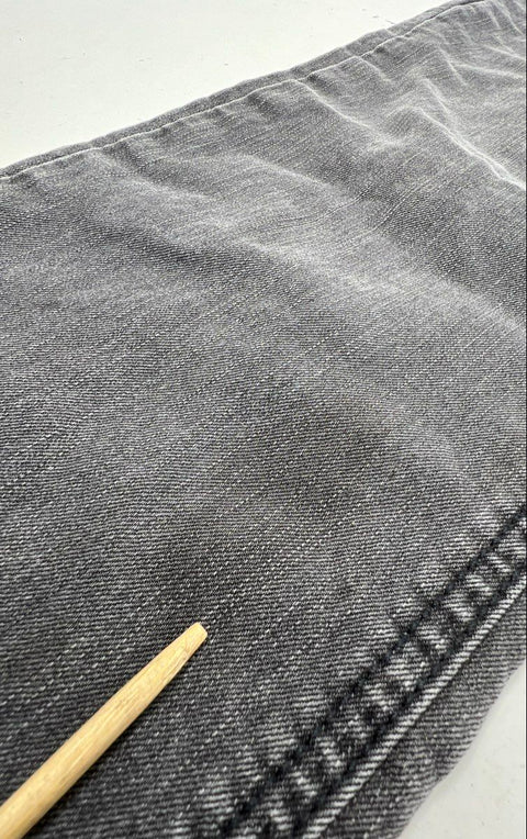 Sherman Morgan Men's Gray Faded Denim Straight Leg Jeans Size 32