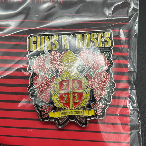 Guns N' Roses 2022 World Tour VIP Enamel Pin Set Lot of 3 Sealed Collectible