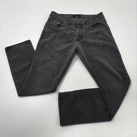 Sherman Morgan Men's Gray Faded Denim Straight Leg Jeans Size 32