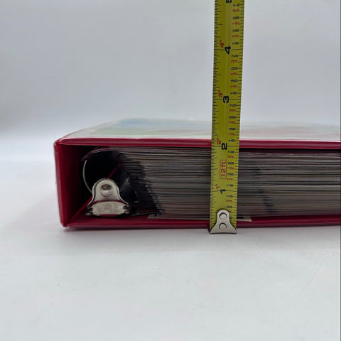 Sports Card Binder Lot Baseball Soccer 1980s-90s Topps Fleer 6 Lbs See Photos