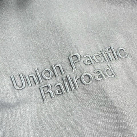 Vintage 90s Pla-Jac Union Pacific Railroad IZOD Men's Jacket Lot Gray Navy Sz XL