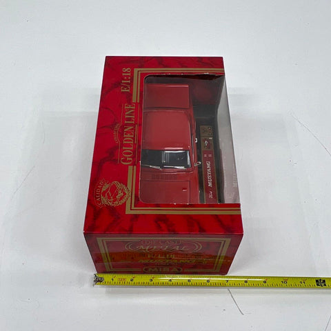 Mira Ford Mustang 1964 1/2 Red Diecast Car 1:18 Scale Golden Line NIB