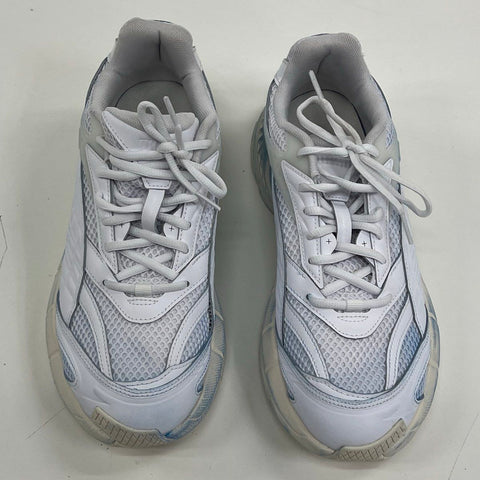 Puma Velophasis Phased White Silver Low Top Running Lifestyle Sneakers Size 10