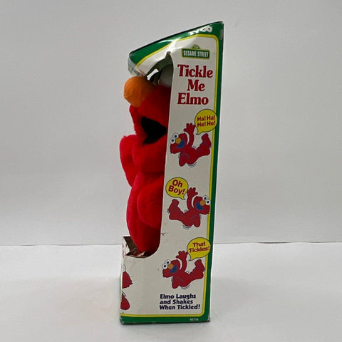 Tyco Sesame Street Tickle Me Elmo Plush Toy Vintage 1996 New in Box