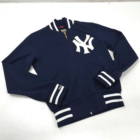 Mitchell & Ness Men's NY Yankees Cooperstown Baseball Jacket Navy 36 S