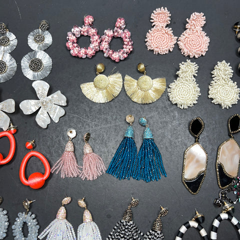 Lot of Baublebar & Others Statement Dangling Earrings