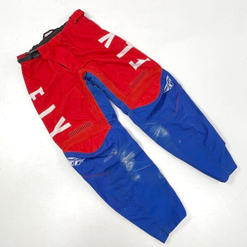Fly Racing Men's F-16 Motocross Pants Red Blue Off-Road Riding Gear Size 32