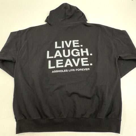 Assholes Live Forever Lot of 2 Graphic Pullover Hoodies Men's Size XL XXL