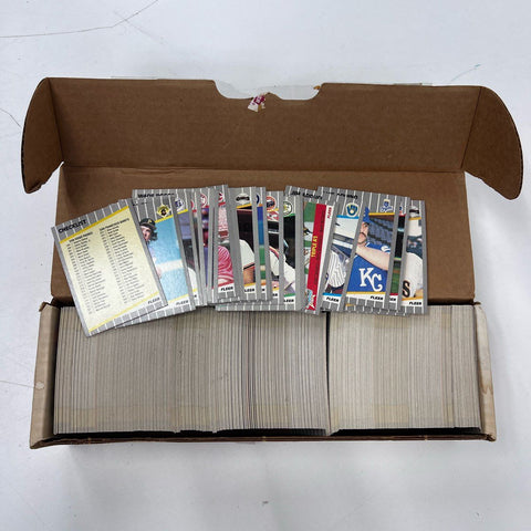 Baseball Card Lot Late 1980s Fleer 2.9 Lbs See Photos