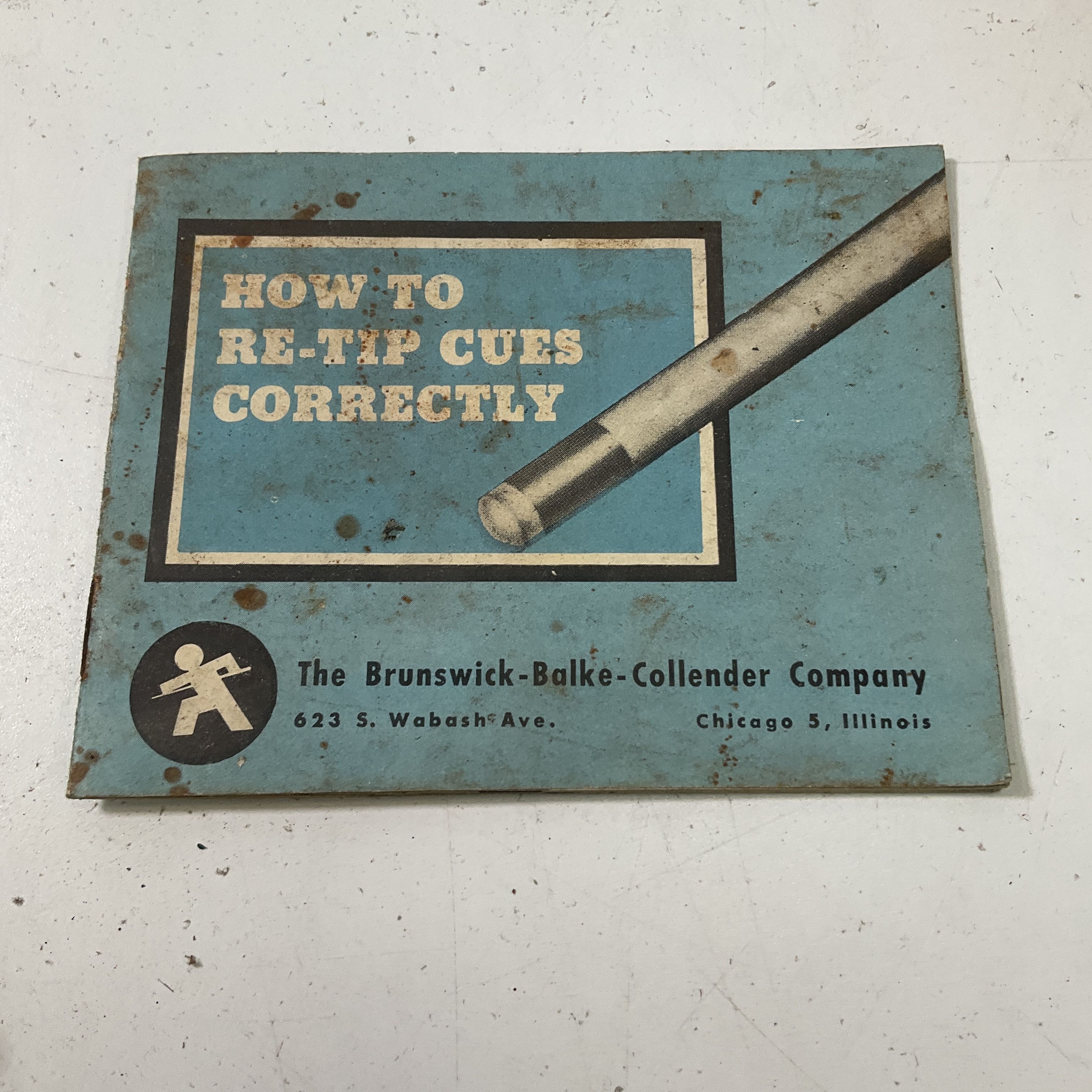 Vintage Pool Cue Repair Kit Lot Parts Clamps Brunswick Balke Collender Company