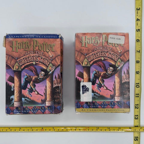 Vintage Harry Potter Sorcerer's Stone Audiobook Cassette Lot 11 Tapes Jim Dale