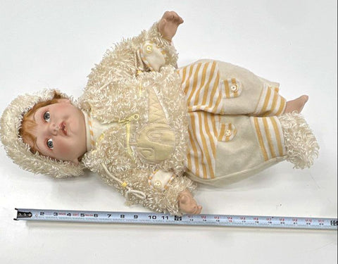 Goldenvale Artists Jasper Collectible Porcelain Doll 16 Inch With COA and Mat