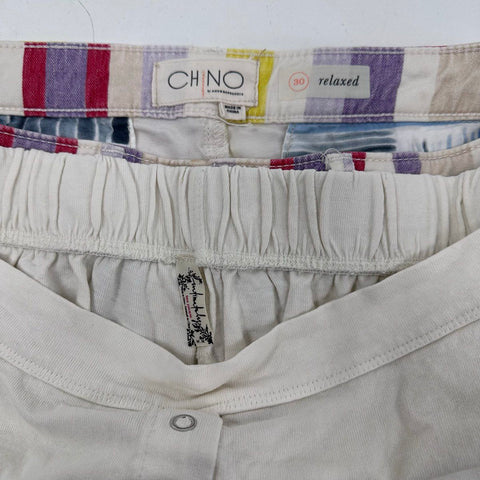Anthropologie Free People Womens Lot Shorts Skirt Bralette Maeve Chino Sz M 30