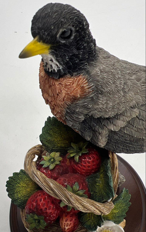 Country Artists American Robin Bird Figurine 01334 Hand Painted 5 Inch Vintage