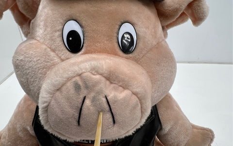 Harley-Davidson Biker Pig Plush 17" Stuffed Animal HOG Mascot Collectible
