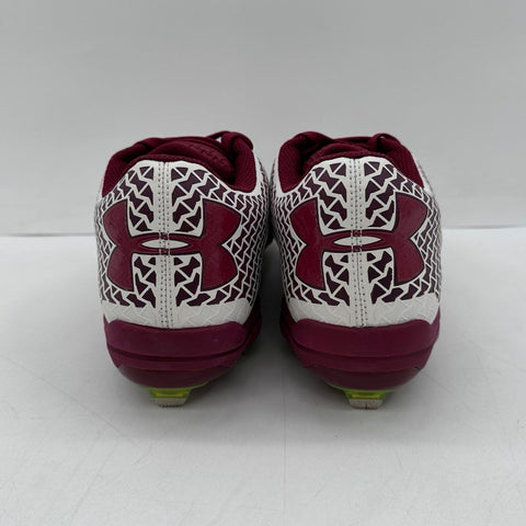 Under Armour Deception DT Maroon White Camo Baseball Cleats Size 9