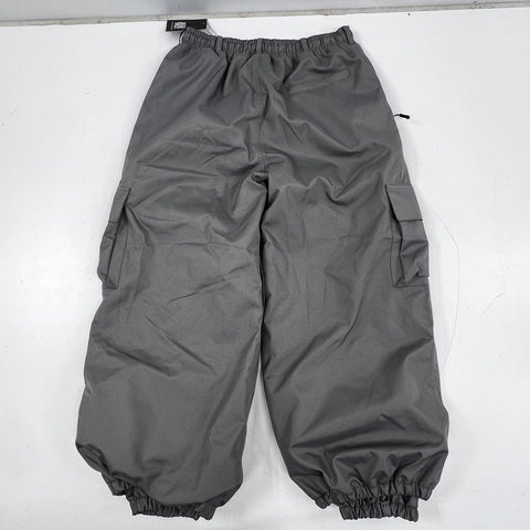 Clover Men's Gray Streetwear Balloon Cargo Pants NWT Sz L