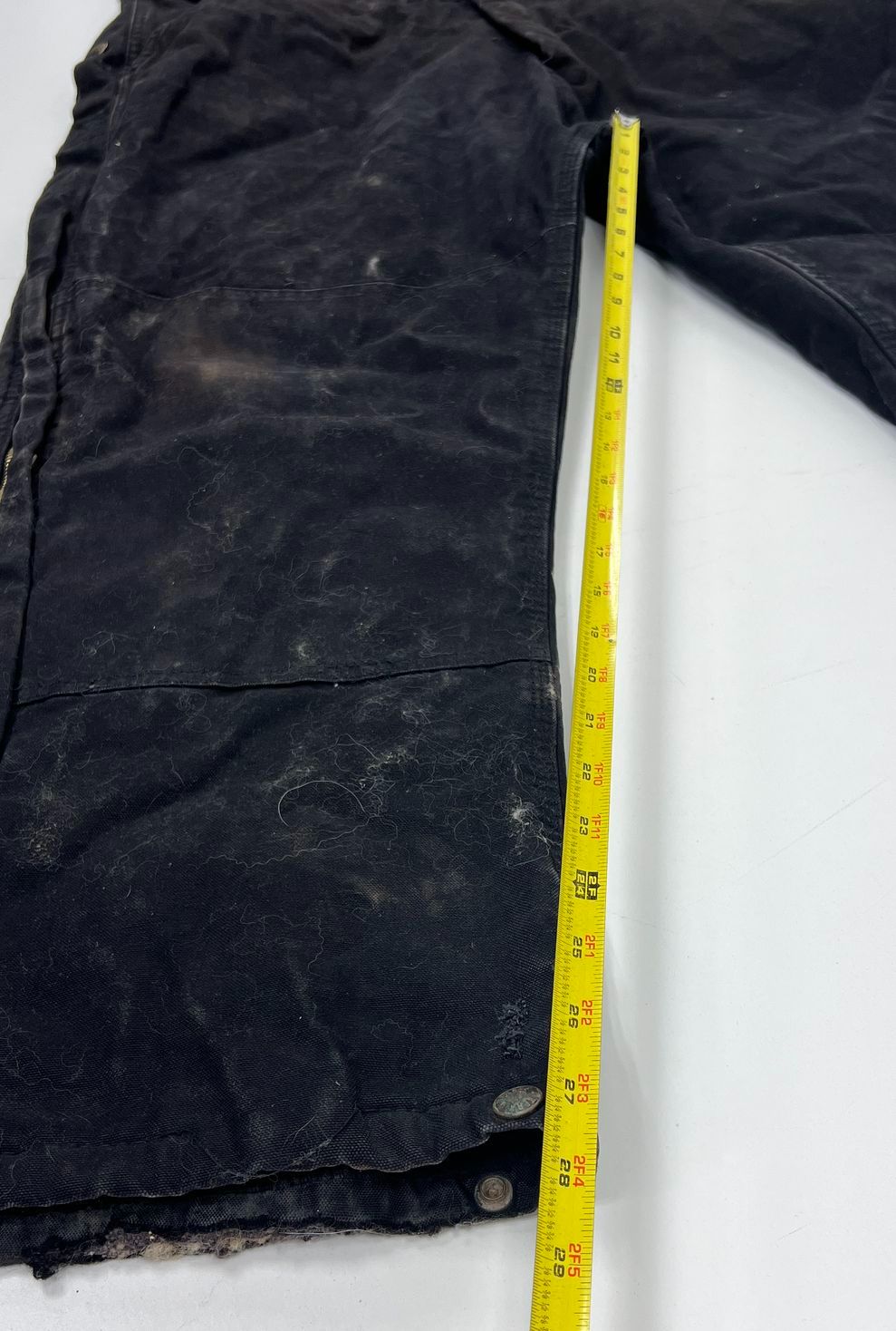 Berne Black Quilted Insulated Workwear Bib Overalls Men's Size XL