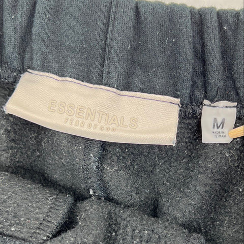Essentials Fear of God Men's Black Fleece Logo Sweatpants Size M