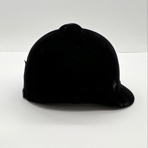 International Riding Helmets IRH Horse Riding Hat Hunt Cap Black Velvet 7 1/8