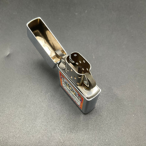Zippo Budweiser King of Beers Lighter Chrome Vintage 2001 Made in USA