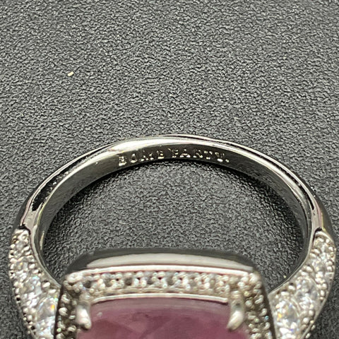 Bomb Party Mental Health Color Change Ring Rhodium Plated Size 9 RG88736