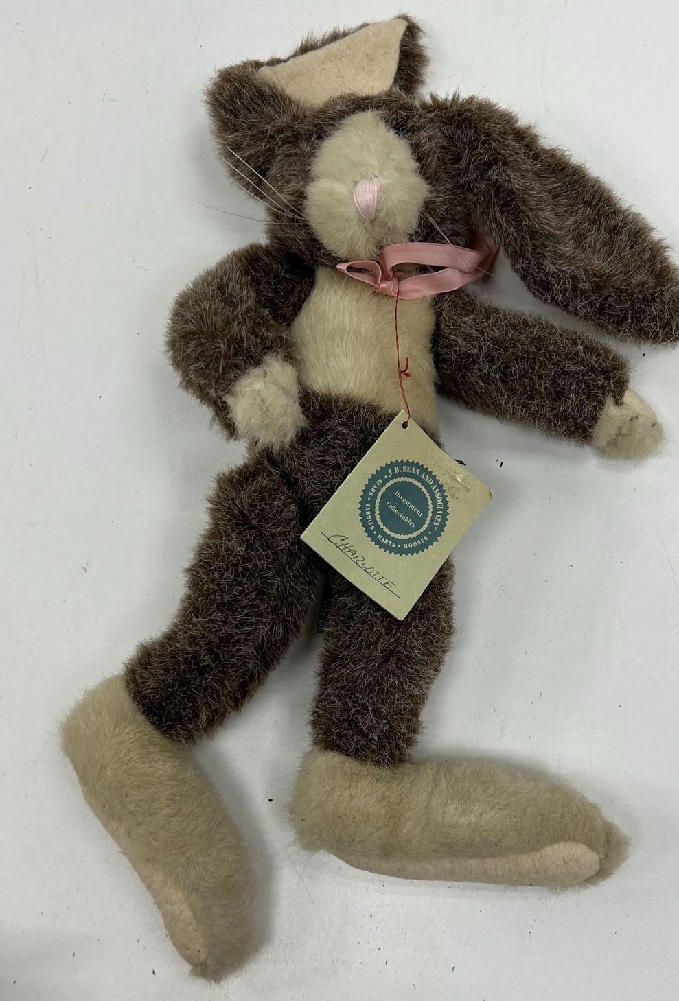 Vintage Boyds Bears Bunnies Lot 7 Plush Rabbit Figures Collectible Stuffed