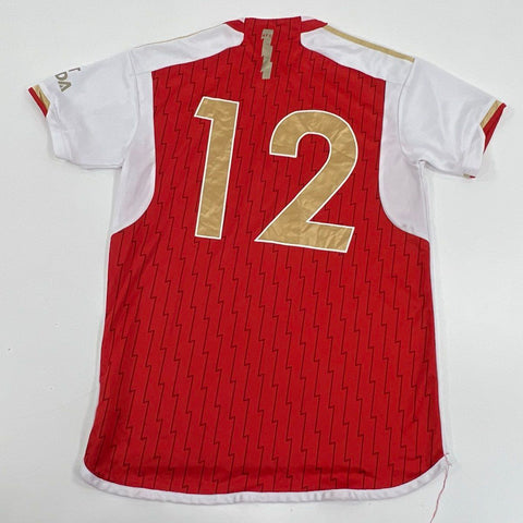 Adidas Arsenal Men's 20/21 Home Soccer Jersey Red #12 Aeroready Size L